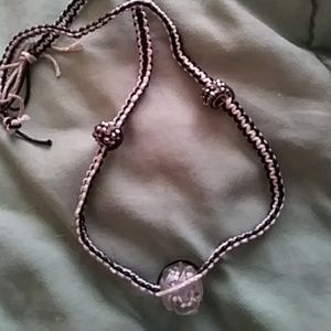 Handmade hemp necklace